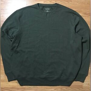 Sonoma Dark Green All Cotton Sweatshirt Men’s XL Crew Neck